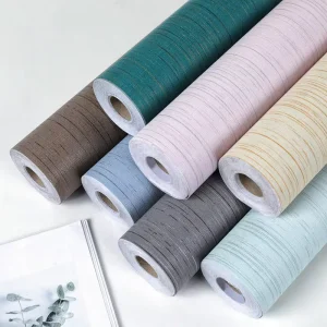 Thickened Waterproof Simple Modern Self-adhesive Wallpaper Bedroom Living Room Background Wall Instant Sticker