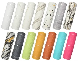 Thicker Anti-collision Foam Soft Concrete Self Adhesive Wall Sticker Roll for Interior Wall Decorative