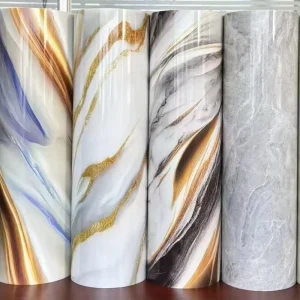 Top Quality Waterproof 120*300cm Marble Wall Roll 3D Foam Self Adhesive Marble Wall Sticker Peel and Stick Wallpaper