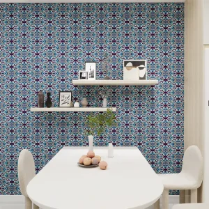 Traditional Arabic Wall Sticker Waterproof PVC Wallpaper for Restaurant
