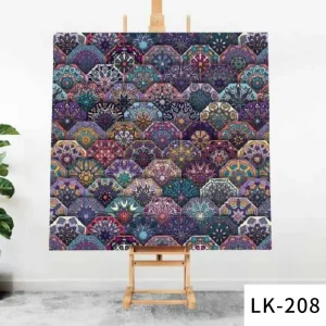 Traditional Bohemian Style Vintage Wallpaper Home Decoration PVC Self-adhesive Foam Wall Paper