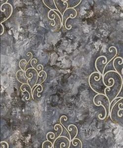 Traditional Style Damask Pattern Sticker 3D Mural Wallpaper Nonwoven Wall Paper Rolls Papel De Parede 3D
