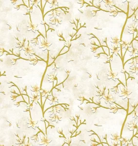 Traditional Style Floral Pattern Sticker 3D Mural Wallpaper PVC Vinyl Wall Paper Rolls