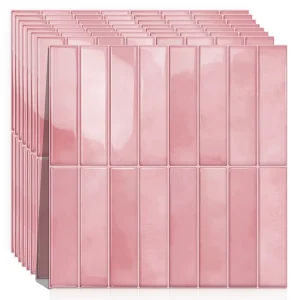 Trend Luxurious Door Shape Self adhesive Peel and Stick SPC Tile Stick on Backsplash for Wall Decoration