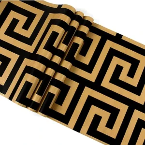 UDK Modern Design PVC Wallpaper 3D Stereoscopic Geometric Pattern