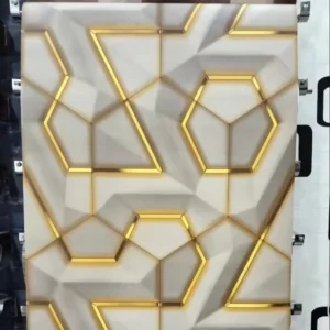 UDK Vinyl PVC 45cm*1000cm Peel and Stick Self Adhesive Geometric Wallpaper for Living Room Decor