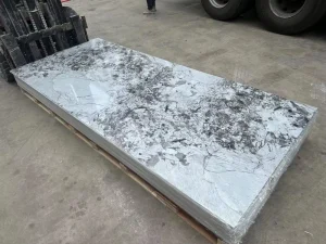 UV Marble PVC Wall Panels Waterproof & Fireproof Modern Design Self Adhesive Interior Decoration