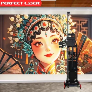 UV Wall Printer Vertical Wall Printing Machine Automatic 3D Mural Inkjet Printer Wall Painting Machine for Indoor Outdoor Wall