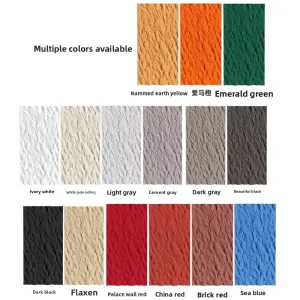 Ultra Thin 3D Faux Slate Waterproof Wallpaper Decorative Background Cover with Star Moon Glow Effect for Home