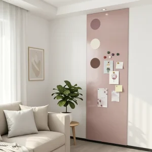 Uni Felt Magnetic Wall Panel System Reusable Removable Interactive Wallpaper with Custom Chalkboard Surface