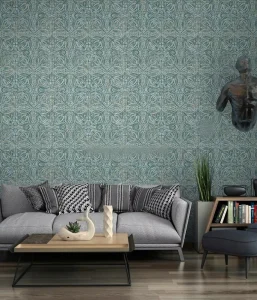 Vintage Elegant European Style Pattern Vinyl Wallpaper Rolls