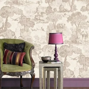 Vintage European American Plants Animals Wall Murals Waterproof Customizable Paper Wallpaper for Bedroom Public Areas