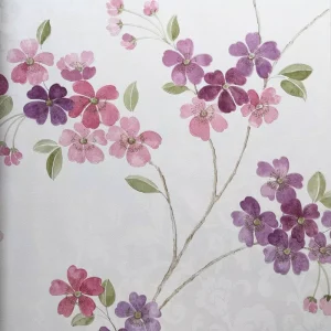 Vintage Floral Design Vinyl Wallpaper Home Decoration PVC Wallpaper
