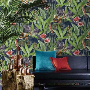 Vintage Geometric Non Woven Waterproof Wallpaper for Bedroom Living Room Apartment Dining Hotel Use