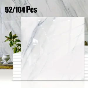 Vintage Marble Texture Self Adhesive Wallpaper Vinyl Wall Stickers Peel and Stick Splash Proof Wall Panel