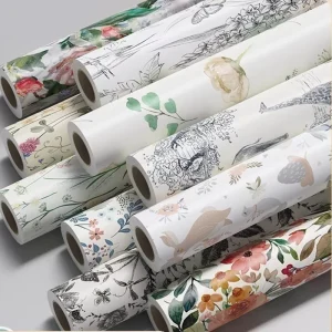 Vintage Wallpaper Kids Nordic Floral Wallpaper Self adhesive Bedroom Living Room Background Wall Retro Wallpaper