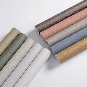 Vinyl Fabric Wall Paper Home Improvement Five Star Hotel Luxury Wallpaper Fireproof Wall Covering Interior Decor