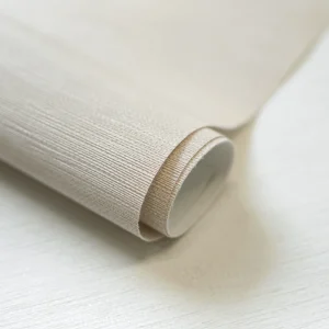 Vinyl Fabric Wallpaper Modern Waterproof Fireproof Embossed Wallpaper Woven Material for Durable Home Wall Decor Easy to Install