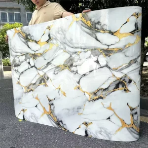 Vinyl Peel and Stick 3D Marble Wall Panel Ceiling Luxury Sticker Home Decor Foam Self Adhesive Vinyl Wallpaper Panel Marble Roll