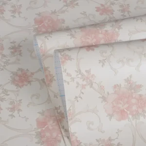 Vinyl Self Adhesive Peel and Stick Flower Floral Sticker Wallpaper for Furniture