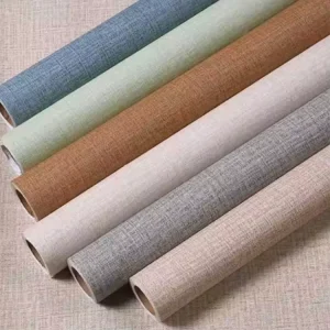 Vinyl Wallcovering Wall Cloth Fabric Wallpaper for Living Room Hotel Bedroom