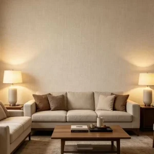 Vinyl Wallpaper Fireproof Waterproof Modern Design 15oz Textured Easy DIY Installation Hotel Household