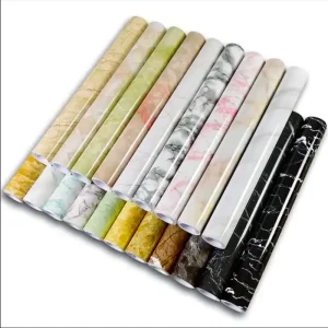 Vinyl Wrap Self Adhesive Wallpaper Marble PVC Decorative Film for Home Decoration