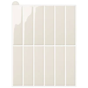 Vivid Tiles Factory Home Decoration Stick on Tile Wall Paper Thickness 1.2mm Backsplash for Kitchen Bathroom