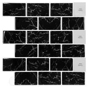 Vivid Tiles Factory PVC Subway Tiles Self-adhesive Waterproof Modern Geometric Design Bedroom Living Room