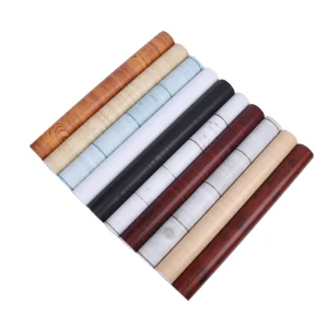 W1402 Matt Wood Grain PVC Decorative Foil Film Furniture Wall Sticker Peel Stick Wallpaper