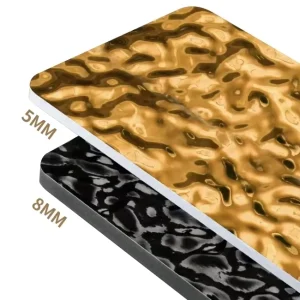 WPC Bamboo Charcoal Board Eco Friendly Classic Wall Cladding for Living Room Interior Decoration Made in China