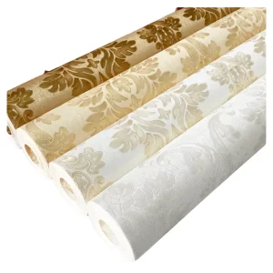 WYC 3D Self adhesive Wallpaper Waterproof PVC Paper Flower Home Decoration Wallpaper