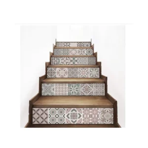 Wall Arabesque Staircase Decal Artificial Tile Decals Furniture Mural Decorative Kitchen Bathroom Wallpaper