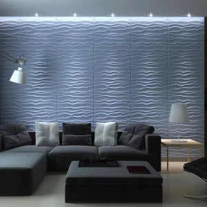 Wall Art 3D Adhesive Embossed Faux Leather 3D Wall Tiles for Wallpaper Home Decoration