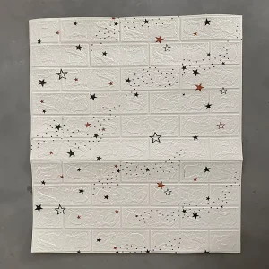 Wall Coating PE Foam Office Use Wall Paper 3D Self Adhesive Brick Wall Paper Sticker For Diy PPapel Tapiz Autoadhesi