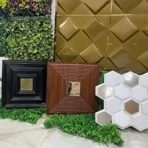 Wall Decoration Interior 3D PVC Ceiling Easy Installation Waterproof Wall Panels