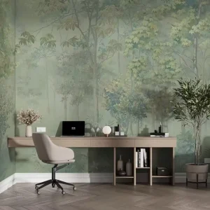 Wall Mural Beautiful Forest for Bedroom Living Room Sofa Wall Paper Invitation Card