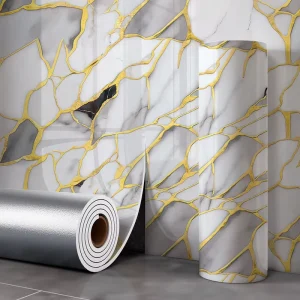 Wall Panel Design Thickened and Wear-resistant PVC Wall Panel 120 * 300cm Self-Adhesive Wallpaper Available for Customization