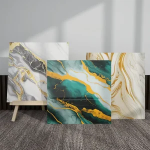Wall Panels Peel and Stick Light Weight Marble Look Tile Ideal for Kitchen Bathrooms Living Rooms Bedrooms