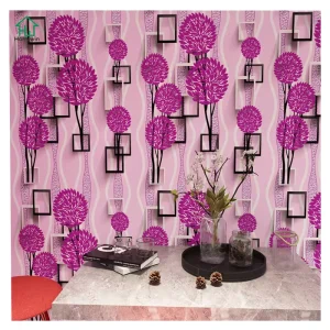 Wall Paper Self Adhesive Wallpaper 3D PVC Wallpaper Roll Removable Wallpaper for Interior Decoration
