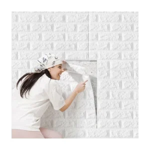 Wall Sticker Clock Foam Sticker Wall Sheet Papel Tapiz Decor for Living Room