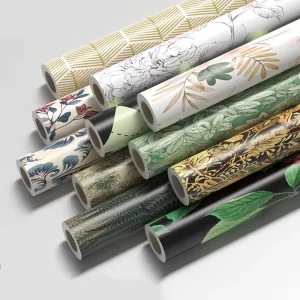 Wall Wallpaper Self-adhesive Wallpaper TV Background Wall Paper Adhesive Plain Color PVC Wallpaper