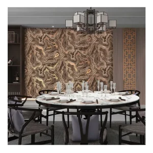 Wallcovering Price Heavy Embossed 3D Wallpaper Rolls Eco Friendly 53cm Non Woven Soft Wallpapers Metallic Wallpaper