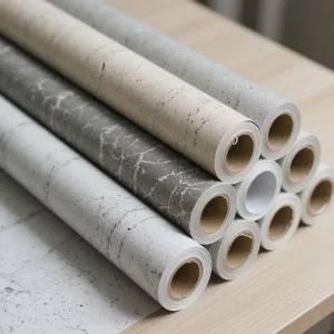 Wallpaper Concrete Waterproof 3D Peel and Stick Black Grey Cement Self Adhesive Wallpaper for Walls Kitchen Bathroom