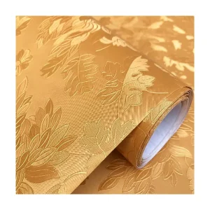 Wallpaper Designs Floral Textured Embossed Self-adhesive Wallpaper 3D