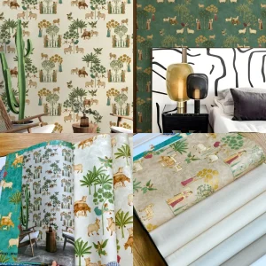 Wallpaper Factory Supplier New Design PVC Material for Size 0.53 Meter Width
