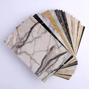 Wallpaper Home Decoration Water-proof Wallpaper Adhesive UV Mable Wall Panel