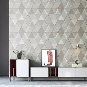 Wallpaper Hotel Commercial Fireproof Fabric Back Vinyl Wallpaper