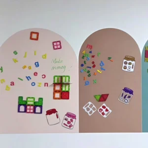 Wallpaper Magnet Wall Board Sticker Self-Adhesive Chalk Board Magnetic Chalkboard Arch Wall Decal for Kids Room