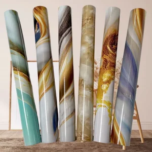 Wallpaper Marble Pattern Waterproof Vinyl PVC Self Adhesive Home Decor Marble Table Sticker